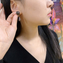 Load image into Gallery viewer, Chanel Wooden Earrings