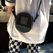 Load image into Gallery viewer, Chanel Sports Line logo patch crossbody/ belt bag TWS