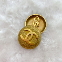 Load image into Gallery viewer, Chanel Vintage Double C Gold Earrings
