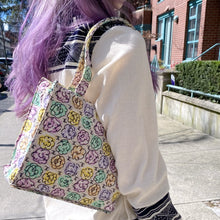 Load image into Gallery viewer, Chanel Vintage Flower CC Loge tote