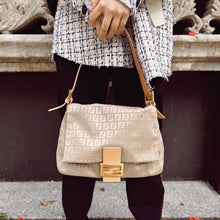 Load image into Gallery viewer, Fendi Zukka Mamma Baguette Shoulder Bag TWS