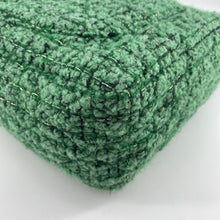 Load image into Gallery viewer, Chanel 2.55 Flap Bag in Green Tweed