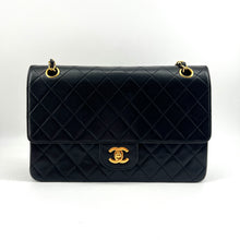 Load image into Gallery viewer, Chanel Vintage 24K Gold Classic Flap Bag Medium Size