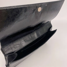Load image into Gallery viewer, Yves Saint Laurent Black Leather Clutch Wallet