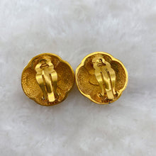 Load image into Gallery viewer, CHANEL vintage gold earrings