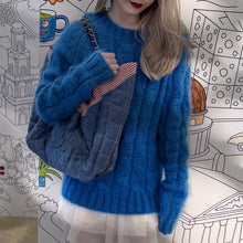 Load image into Gallery viewer, Chanel Vintage Denim Quilted Drawstring Hobo Shoulder Tote Bag