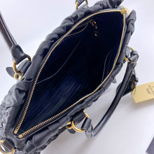 Load image into Gallery viewer, Prada Black Tessuto Gaufre Handle Bag TWS pop