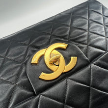 Load image into Gallery viewer, Chanel Vintage Large Logo Classic Flap Bag Maxi TWS POP
