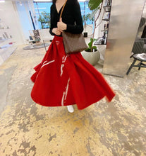 Load image into Gallery viewer, Prada Red Long Skirt