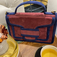 Load image into Gallery viewer, Pierre Hardy Alpha Bi-Colour Suede Shoulder Bag