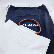 Load image into Gallery viewer, Chanel Vintage Caviar Wood Handle Tote