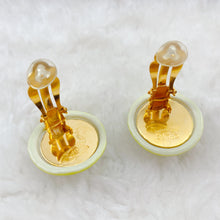 Load image into Gallery viewer, Chanel Green Snowflake Earring