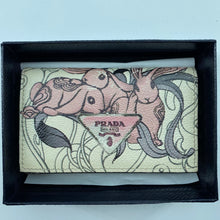 Load image into Gallery viewer, Prada Printed Textured-leather Cardholder