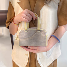 Load image into Gallery viewer, Christian Dior mini grey canvas handbag TSW pop