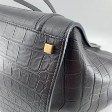 Load image into Gallery viewer, Celine Black Leather Medium Phantom Luggage Tote
