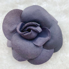 Load image into Gallery viewer, Chanel Black Camellia Brooch