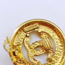 Load image into Gallery viewer, Chanel gold double C logo Earrings