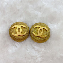 Load image into Gallery viewer, Chanel Vintage Double C Gold Earrings