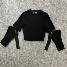 Load image into Gallery viewer, Celine in Cotton and Viscose Collar Sweater