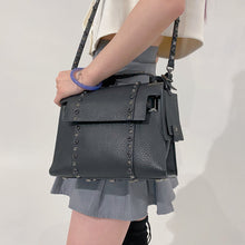 Load image into Gallery viewer, Valentino My Rockstud Small Single Handbag in Black Noir Studs