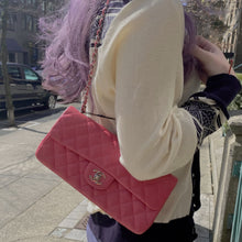 Load image into Gallery viewer, Chanel Lambskin classic flap bag TWS