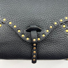 Load image into Gallery viewer, Céline Studded Black Leather Baguette