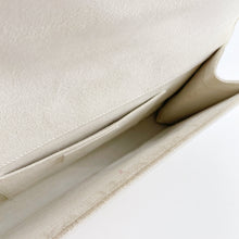 Load image into Gallery viewer, Yves Saint Laurent White Textured Leather Y-ligne Clutch