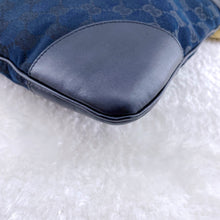 Load image into Gallery viewer, Gucci Jackie hobo black denim bag