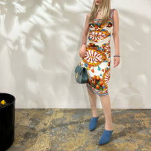 Load image into Gallery viewer, Dolce & Gabbana fruit series fold sleeveless dress
