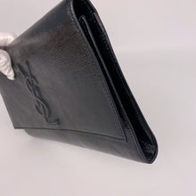 Load image into Gallery viewer, Yves Saint Laurent Black Leather Clutch Wallet