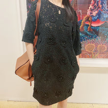 Load image into Gallery viewer, Chloe black laced dress TWS pop