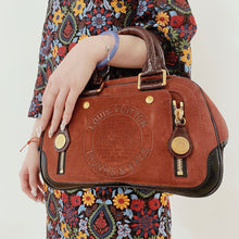 Load image into Gallery viewer, Louis Vuitton Havane brown suede stamped trunk PM Boston speedy TWS