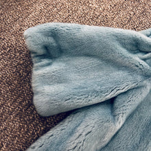 Load image into Gallery viewer, VTO Baby Blue Mink Coat