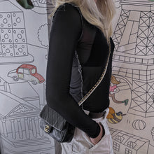 Load image into Gallery viewer, Chanel Pearl chain Classic Flap Mini bag