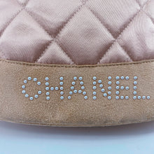 Load image into Gallery viewer, CHANEL Vintage Quilted Satin and Suede Drawstring Backpack
