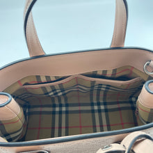 Load image into Gallery viewer, Burberry Calfskin Banner Tote