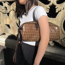 Load image into Gallery viewer, Fendi Zucchino Bowler Bag