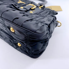 Load image into Gallery viewer, Prada Black Tessuto Gaufre Handle Bag TWS pop