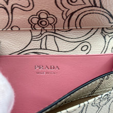 Load image into Gallery viewer, Prada Printed Textured-leather Cardholder