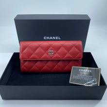 Load image into Gallery viewer, Chanel CC long flap wallet