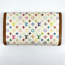 Load image into Gallery viewer, Louis Vuitton White Multicolor monogram wallet