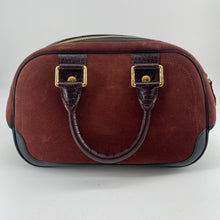 Load image into Gallery viewer, Louis Vuitton Havane brown suede stamped trunk PM Boston speedy TWS