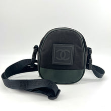 Load image into Gallery viewer, Chanel Sports Line logo patch crossbody/ belt bag TWS