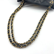 Load image into Gallery viewer, CHANEL CC Black Caviar Quilted Gold Hardware Chain Carryall Shopper Tote Bag