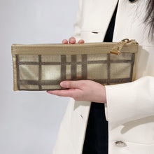 Load image into Gallery viewer, Burberry gold clutch TWS
