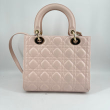 Load image into Gallery viewer, Dior Lady Dior pink Medium Bag Year2013TWS