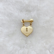 Load image into Gallery viewer, Chanel Love heart crystal Brooch