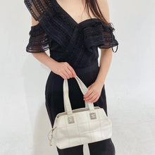 Load image into Gallery viewer, Chanel Square Quilted LAX Bowler Bag