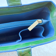 Load image into Gallery viewer, Chanel Green Patent Leather Tote Bag