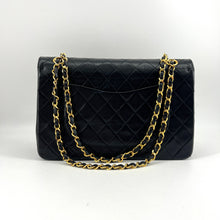 Load image into Gallery viewer, Chanel Vintage 24K Gold Classic Flap Bag Medium Size